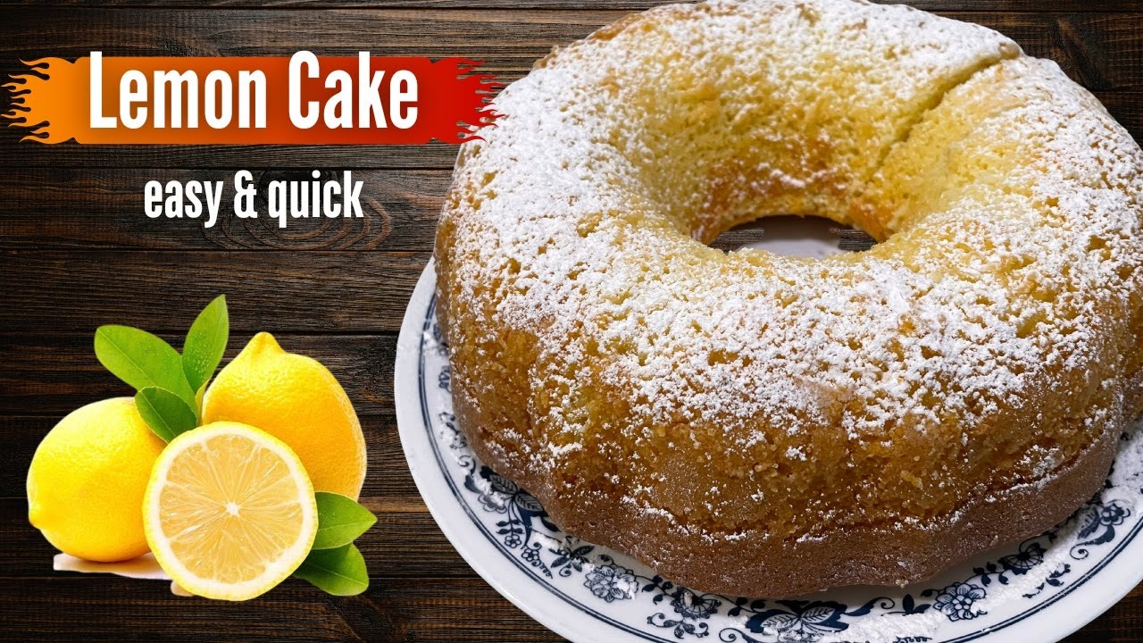 The Famous Italian Lemon Cake 🍋 That Melts in Your Mouth | Simple & Delicious
