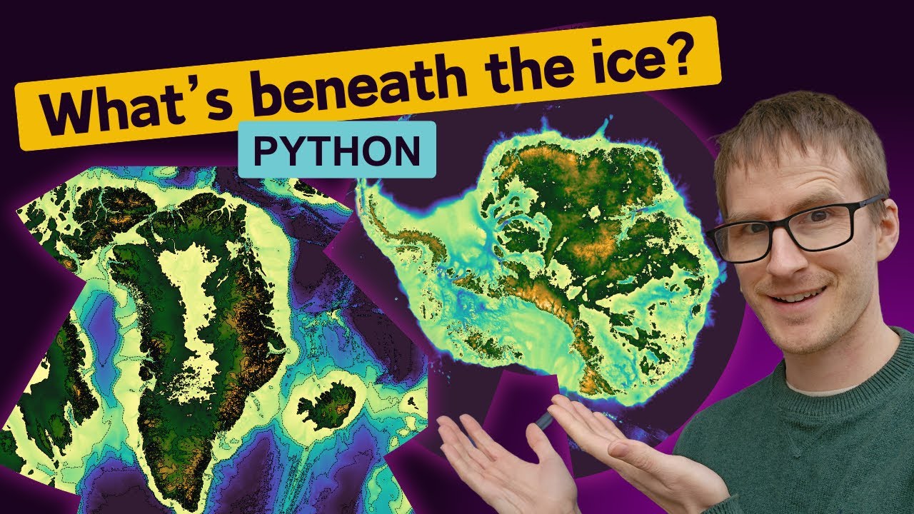 How to Map Greenland and Antarctica's Hidden Under Ice Bathymetry using Python