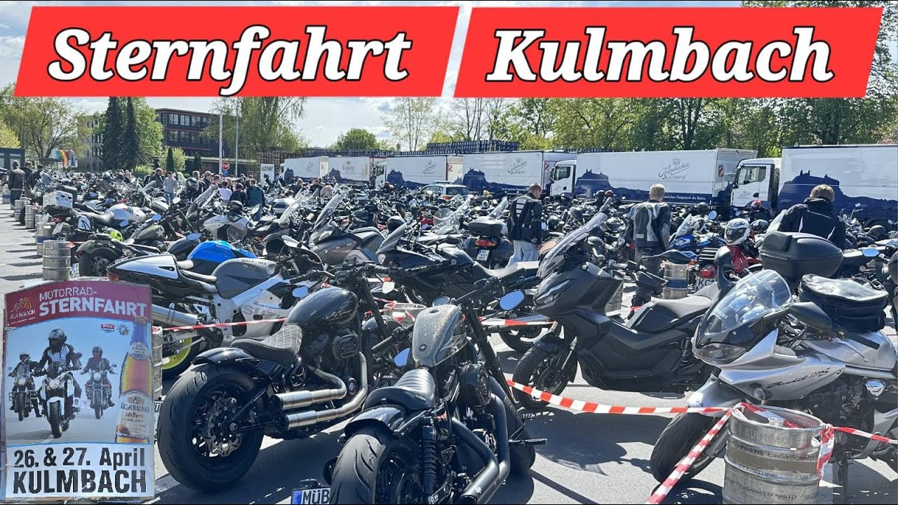 Motorradsternfahrt Kulmbach komplette Rundfahrt