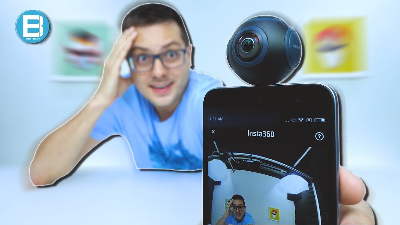 ISSO SIM é CÂMERA 360º para o SEU SMARTPHONE! BOA DEMAIS! INSTA360 AIR 3K MINI!