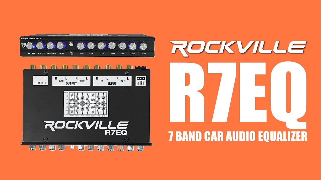 DEMO Rockville R7EQ 7 band Car Audio Equalizer