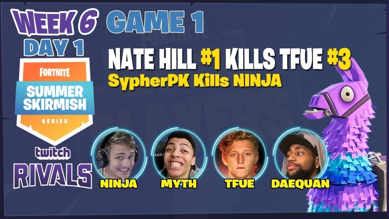 [WEEK 6] GAME 1 Fortnite Summer Skirmish x Twitch Rivals Highlights