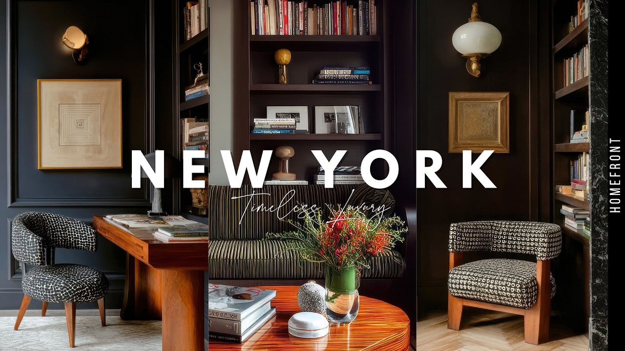 New York Apartment Interior Design Tour | Timeless Luxury for Small Spaces