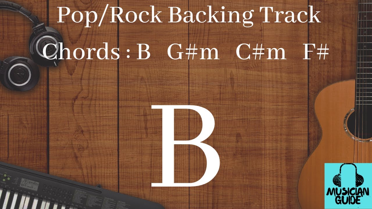 Backing Jam track |B Major| Pop Rock Soul