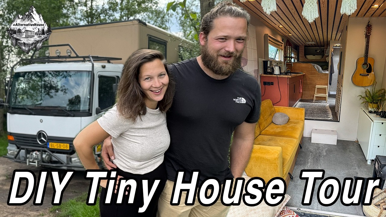 How They Transformed a Mercedes Truck into an Off-Grid Tiny Home - Full DIY Conversion Tour!