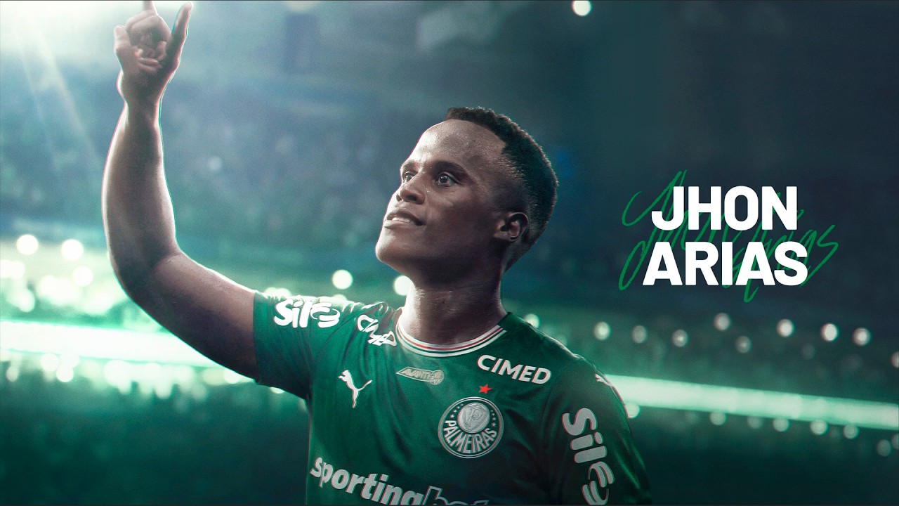 HIGHLIGHTS DE JOHN ARIAS, O MAIS NOVO JOGADOR DO PALMEIRAS!
