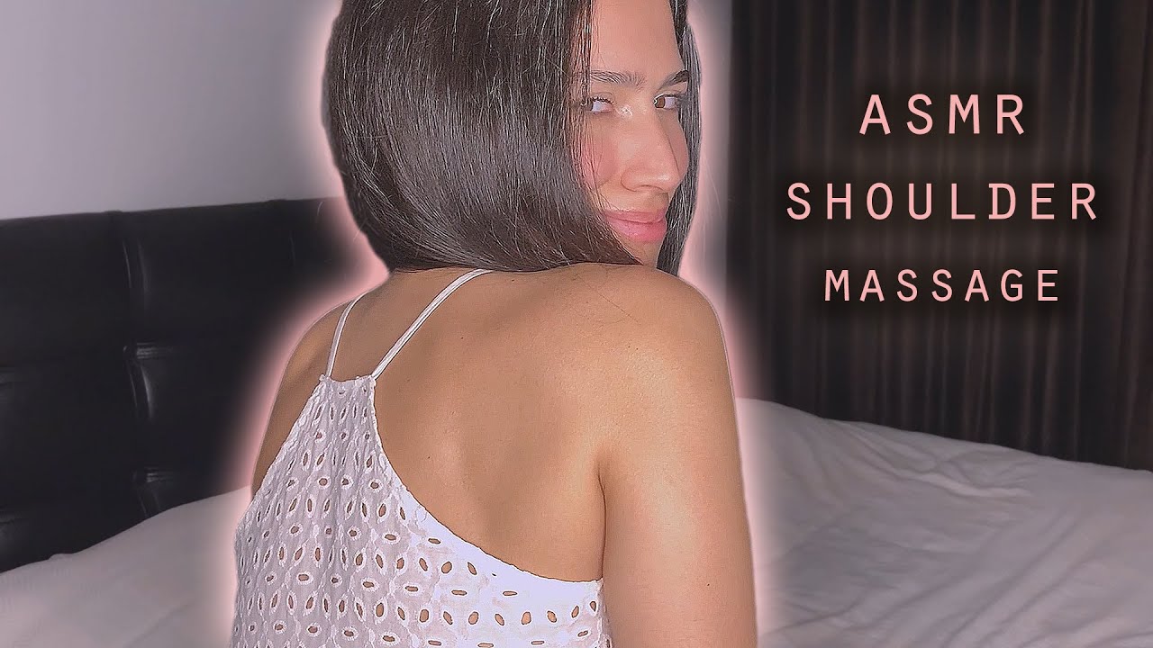 ASMR Shoulder and Back Massage, Tracing - Excessive Tingling - Whispering