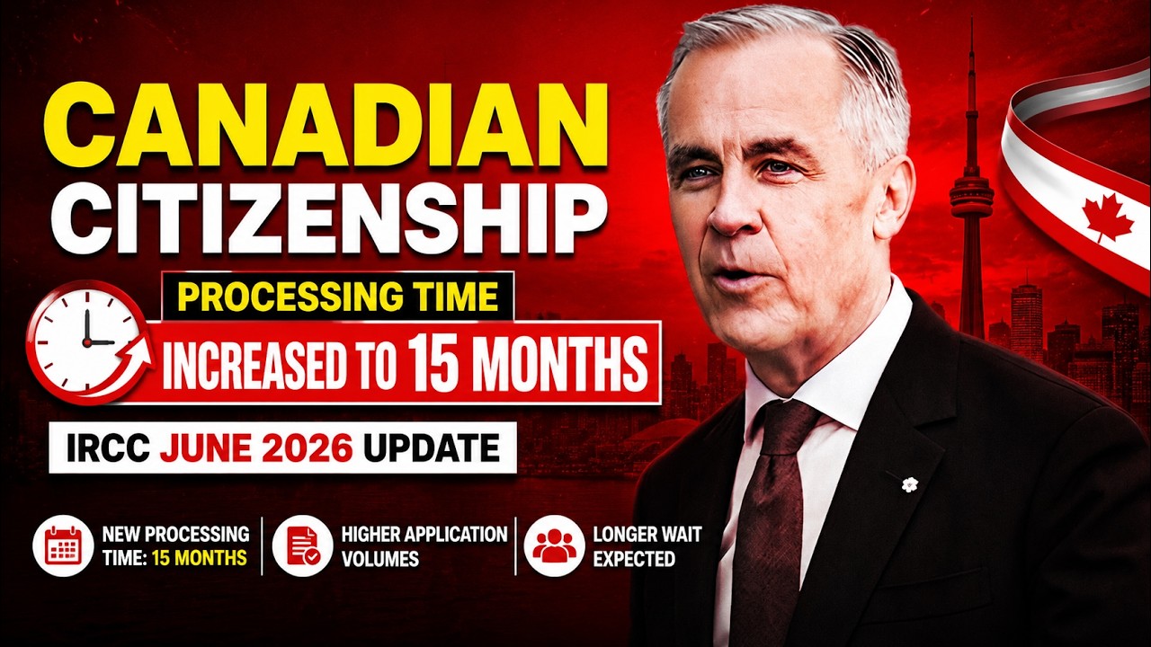 Canadian Citizenship Processing Time Increased to 15 Months | IRCC June 2026 Update