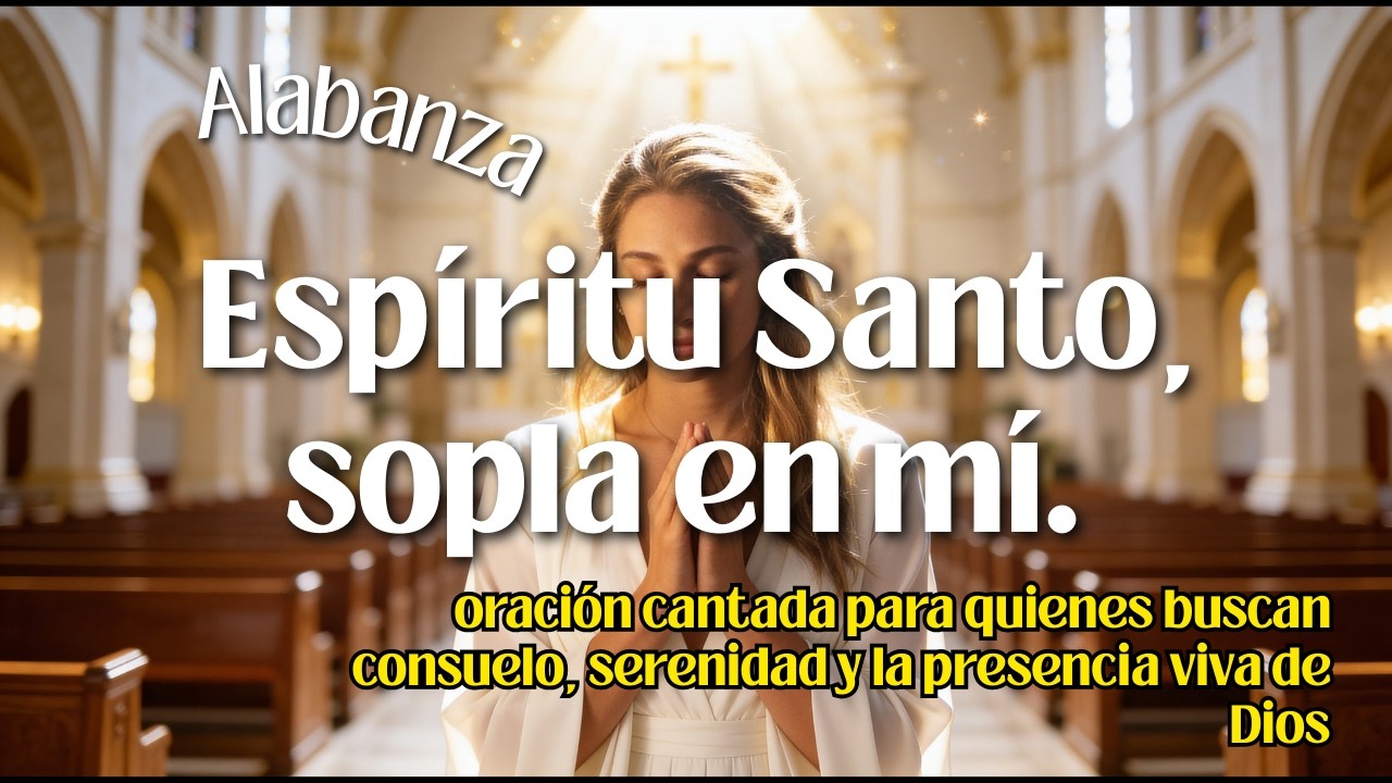 SOPLA EN MÍ, ESPÍRITU SANTO. BALADA ESPIRITUALPARA QUIENES BUSCAN CONSUELO Y SERENIDAD.