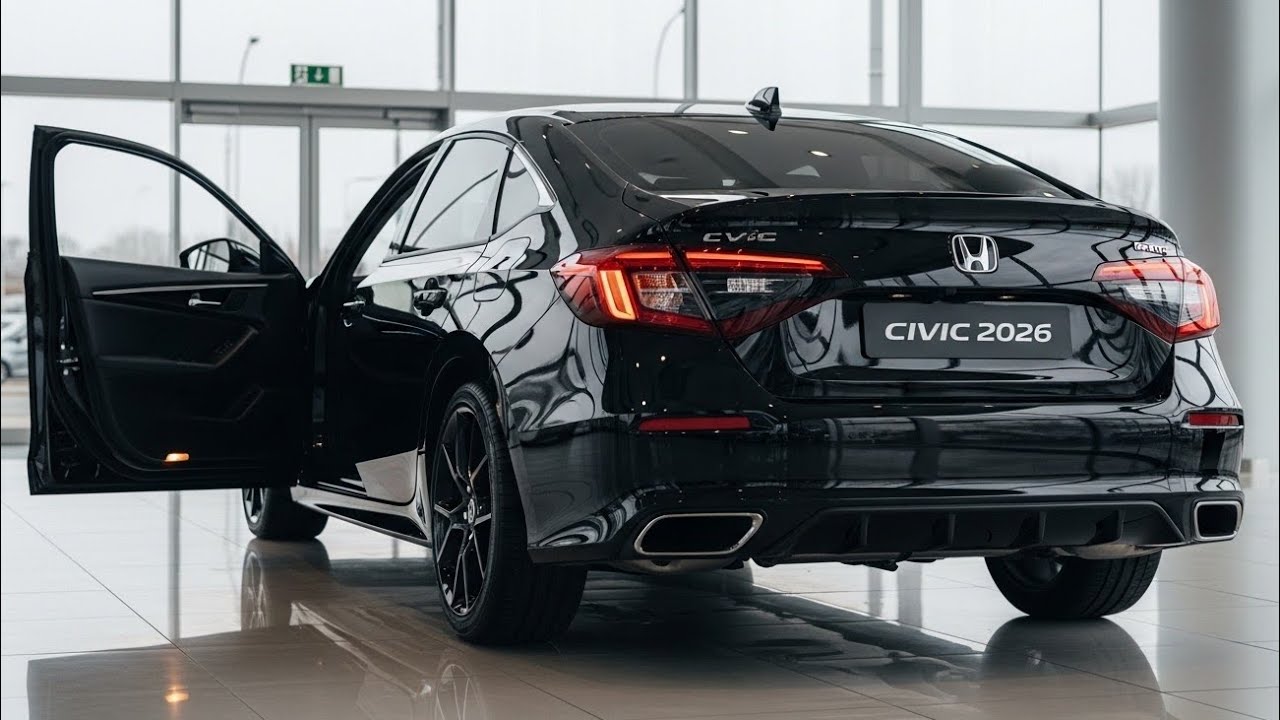 Honda Civic 2026 Black – Абсолютный модифицированный зверь в автосалоне | Видеообзор в формате Fu...