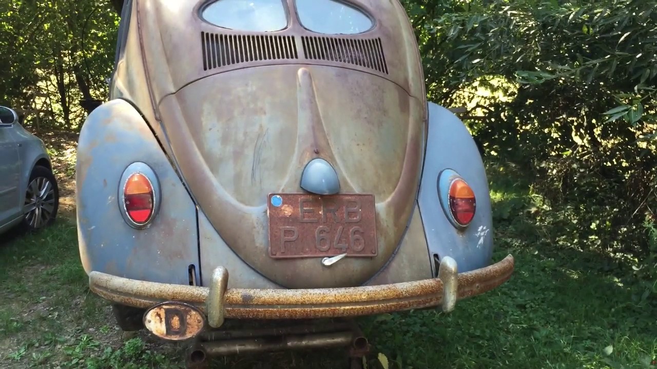 VW BREZEL KÄFER 1952 RHEUMAKLAPPEN BUG   BEETLE   GARTENFUND 2015