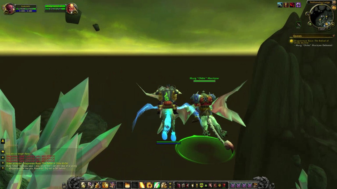 WoW quest #3996 Dragonmaw Race: The Ballad of Oldie McOld