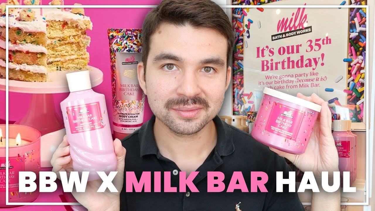MILK BAR x Bath & Body Works – Birthday Cake Haul 2025