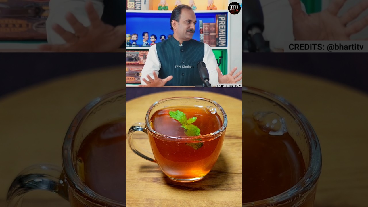MANISH ACHARYA recommends HEALTHY TEA Recipe ☕️👌 #shorts #acharyamanishji #chai #tea @bhartitv