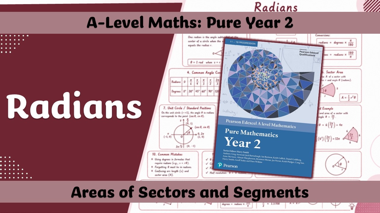 A Level Maths | Pure - Year 2 | Area of a Sector