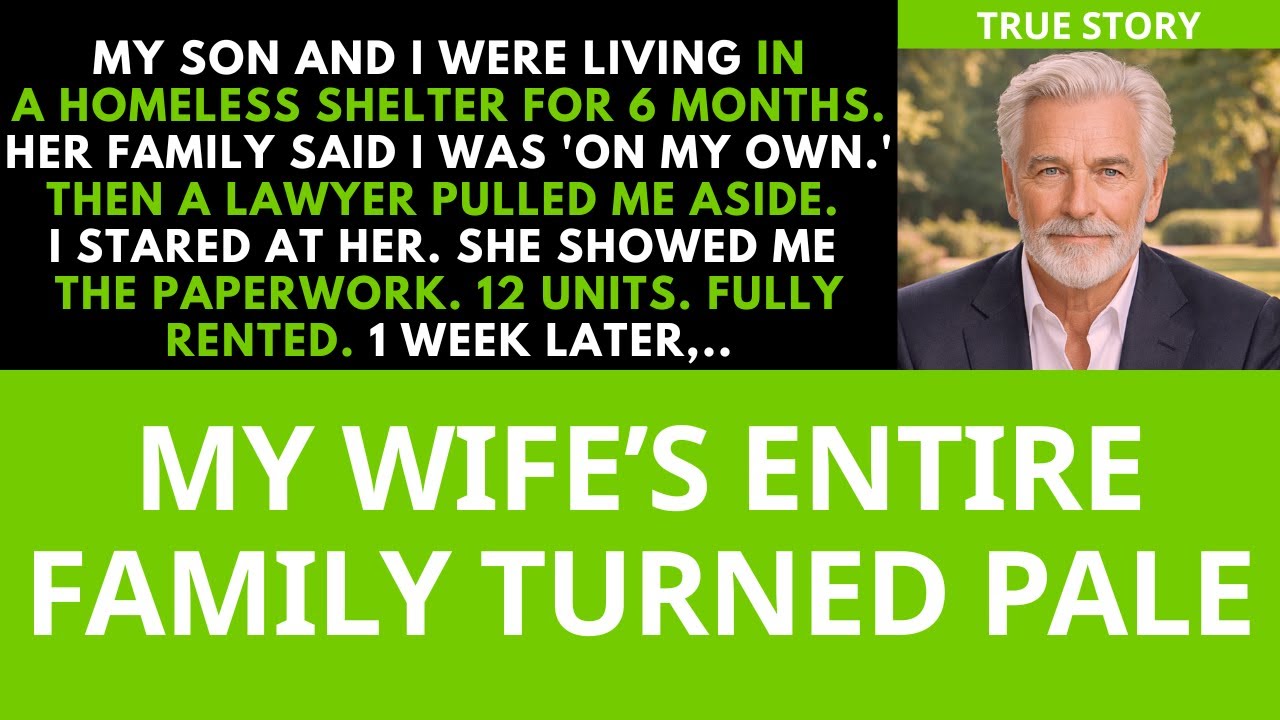 My son and i were sleeping in my car. a lawyer knocked on the window. 'why aren't you in...