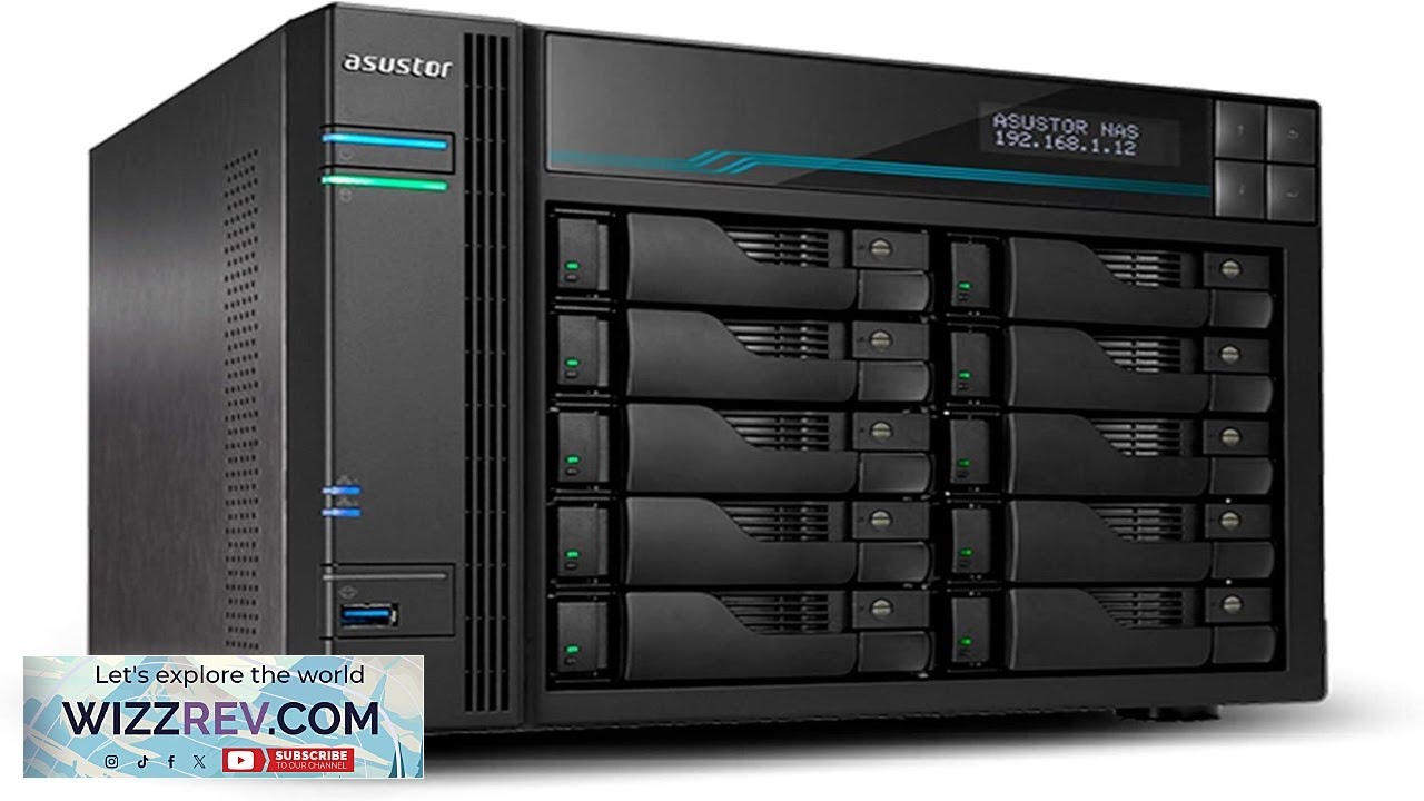 Asustor AS7110T Lockerstor Pro 10bay Nas Intel Perp Xeon 4c Cpu 8gb Review