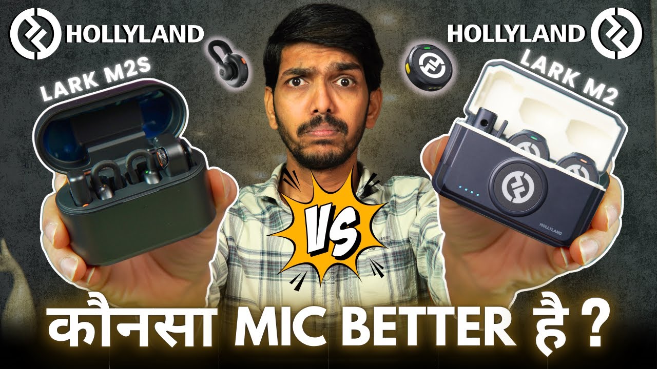 Hollyland Lark M2 vs Lark M2S - Microphone Comparison in Hindi - आपको कौनसा अच्छा लगा?