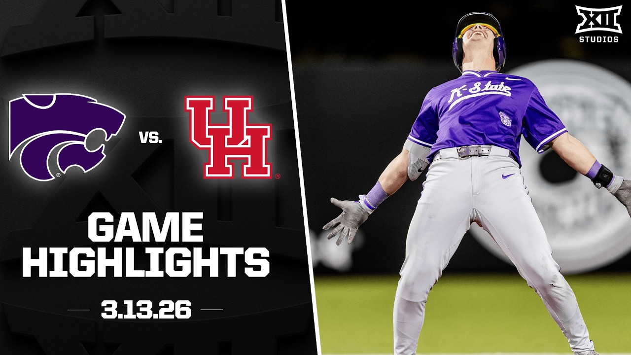 Kansas State vs. Houston Highlights (3.13.26) | 2026 Big 12 Baseball