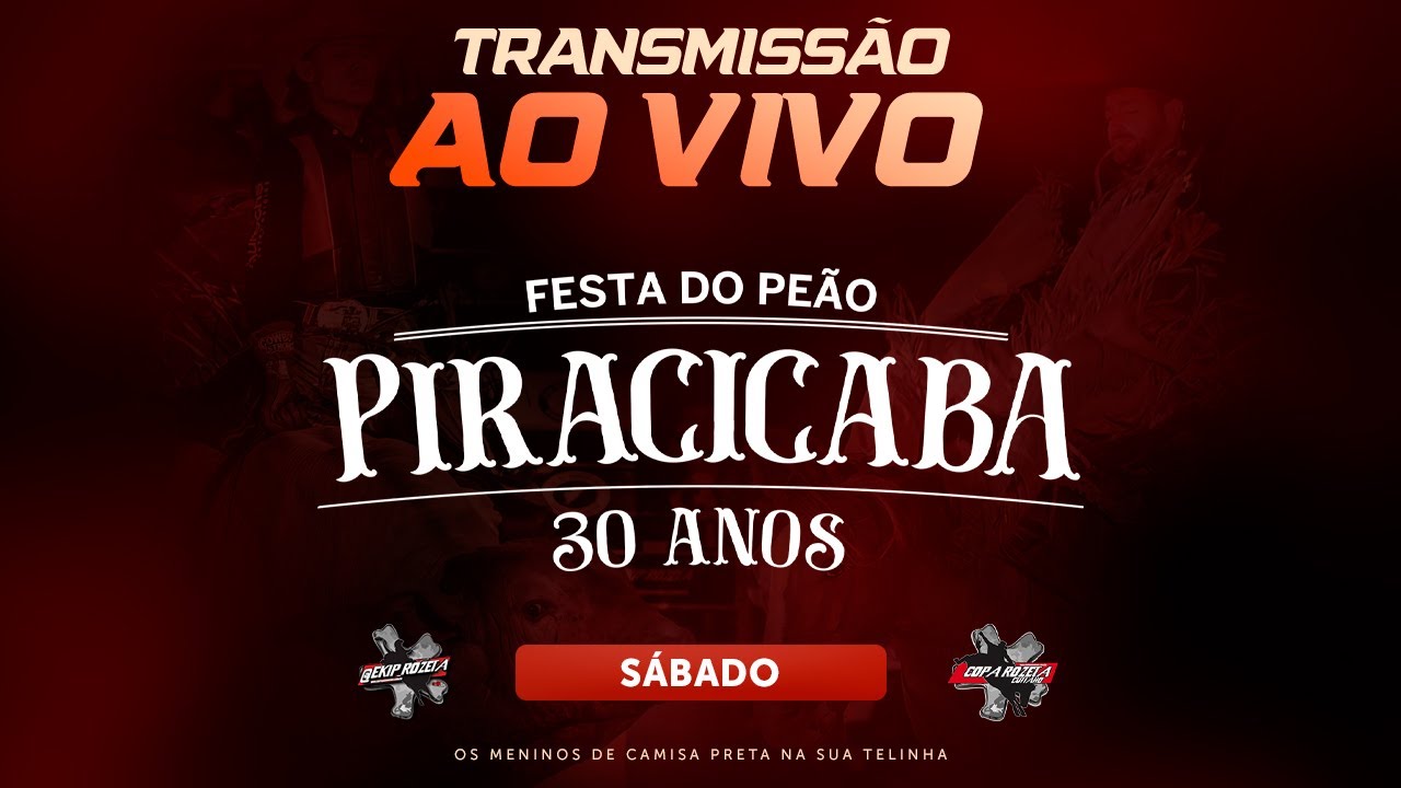 PIRACICABA-SP 2025 | SÁBADO (AO VIVO)