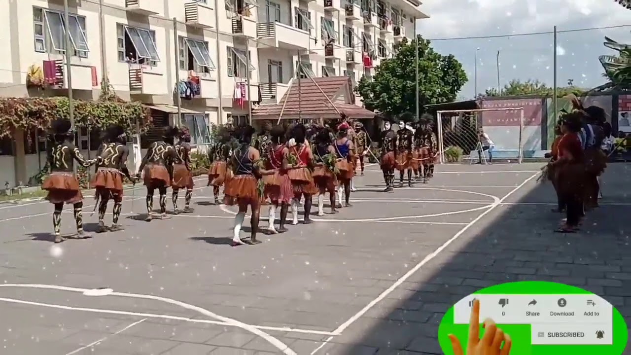 Acara Digital budaya suku auyu bade & asue kota Yogyakarta 2020.