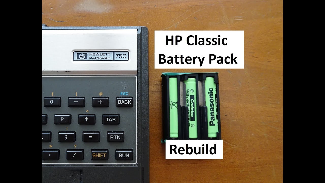 Rebuilding the Classic HP Battery Pack