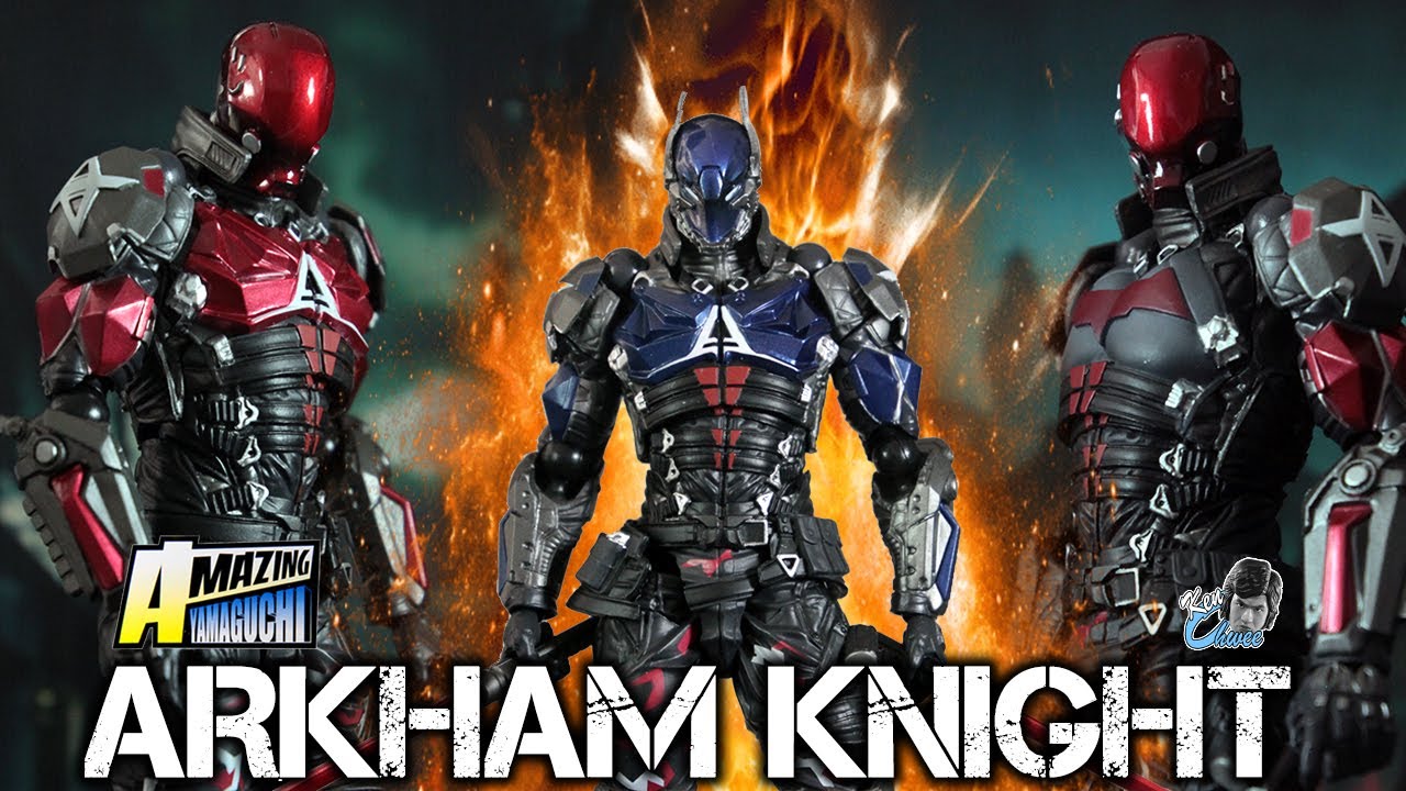 Скидка на фигурку 3 в 1! Обзор фигурки AMECOMI Amazing Yamaguchi № 024 Arkham Knight