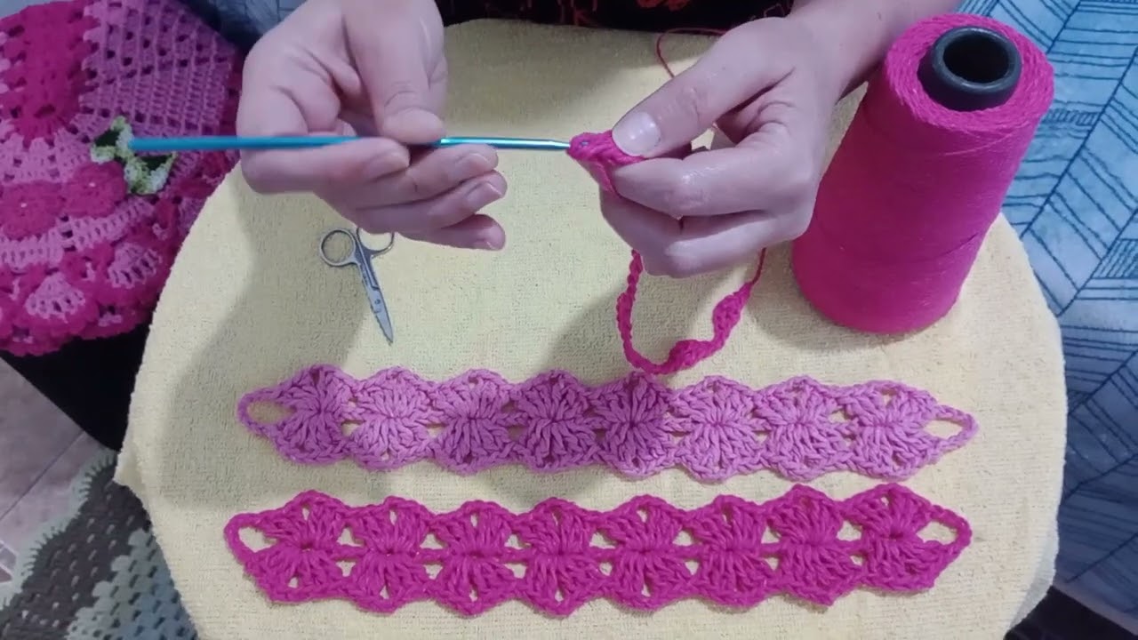 Base f&aacute;cil para tapete oval lacinho em croch&ecirc; 💕❣️💘😘