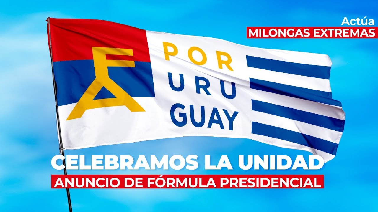 Anuncio de fórmula presidencial. Celebramos la unidad.