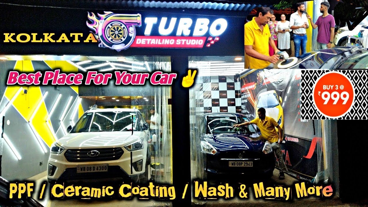 TURBO DETAILING STUDIO | from:₹999 🔥PPF/CERAMIC Coating \  Many more | premium- Non premium Car ✌