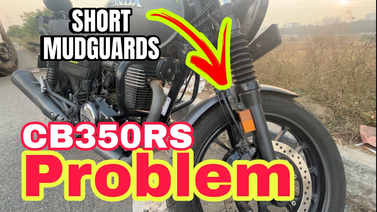Honda CB350RS 2025 front mudguards problem | CB350RS PROS AND CON | #cb350rs #cb350rshonda #honda