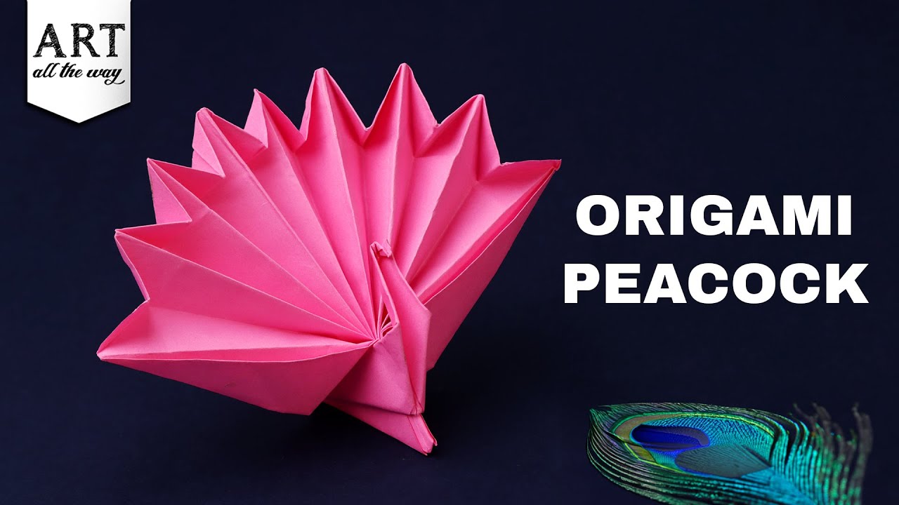 DIY Origami Peacock | Simple Paper Bird Craft for Beginners