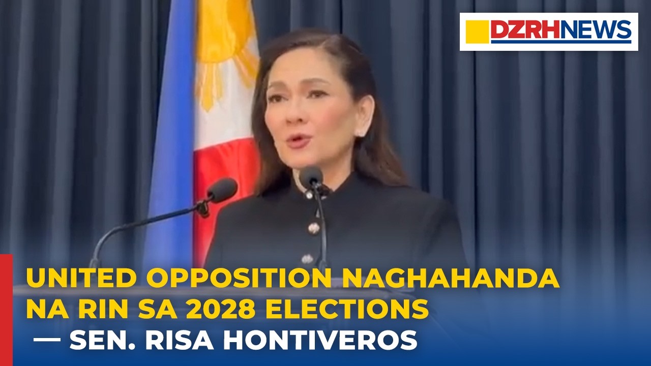 United Opposition naghahanda na rin sa 2028 elections — Sen. Risa Hontiveros