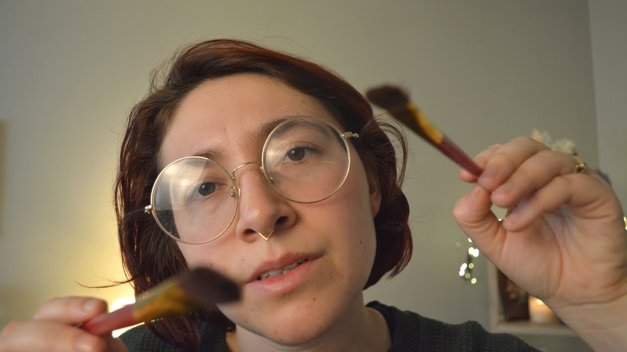 ASMR Mesmerizing Face Brushing For Deep Sleep