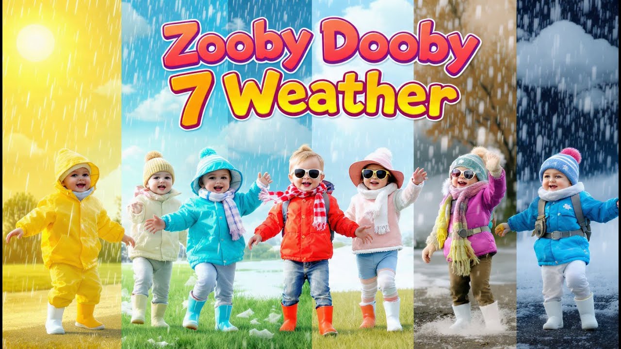 Zooby Dooby  (7) Weather | Fun Weather Song for Kids