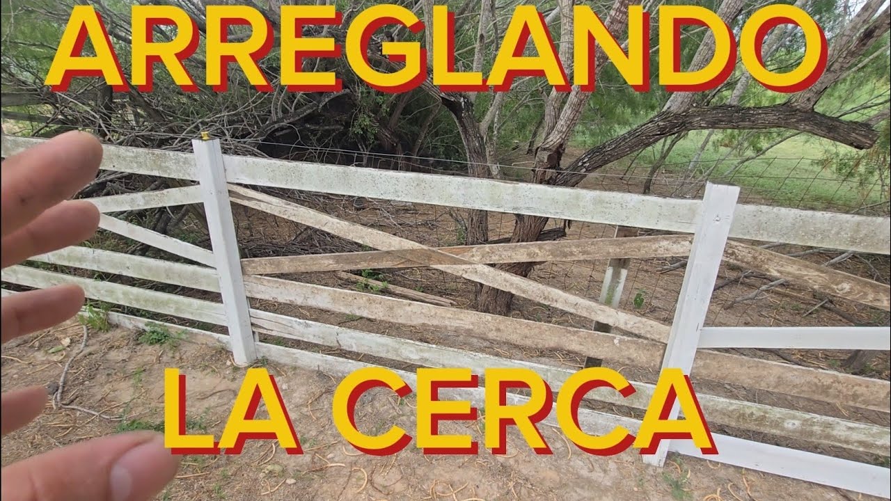 Rancheando Ando en USA : Arreglando la Cerca