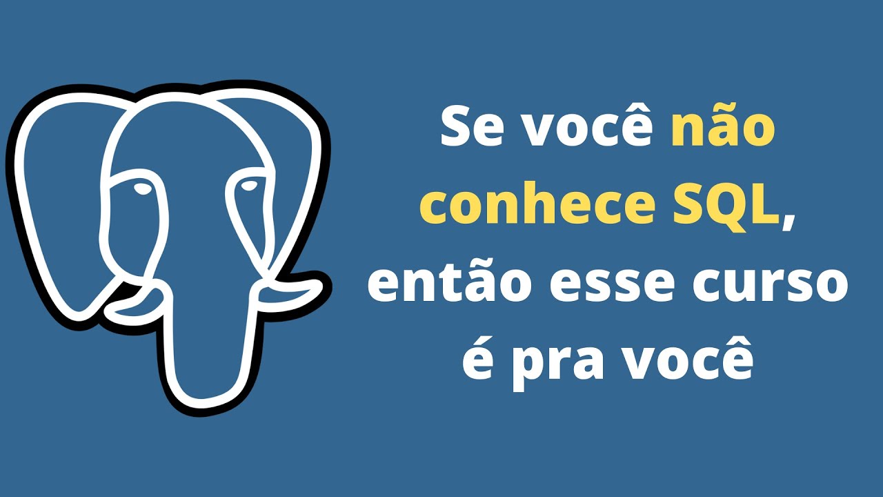 Curso B&aacute;sico de SQL com PostgreSQL - Aula 1 - Criando o banco de dados