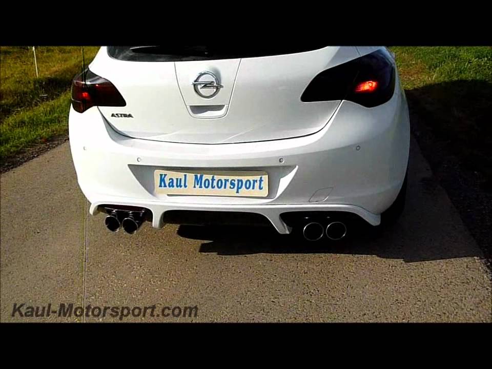Kaul-Motorsport - Opel Astra J Turbo - Auspuffanlage Edelstahl 70mm