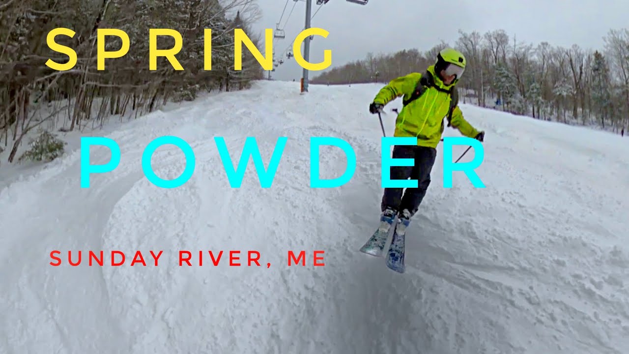 We were Ripping Spring POW! Sunday River Maine