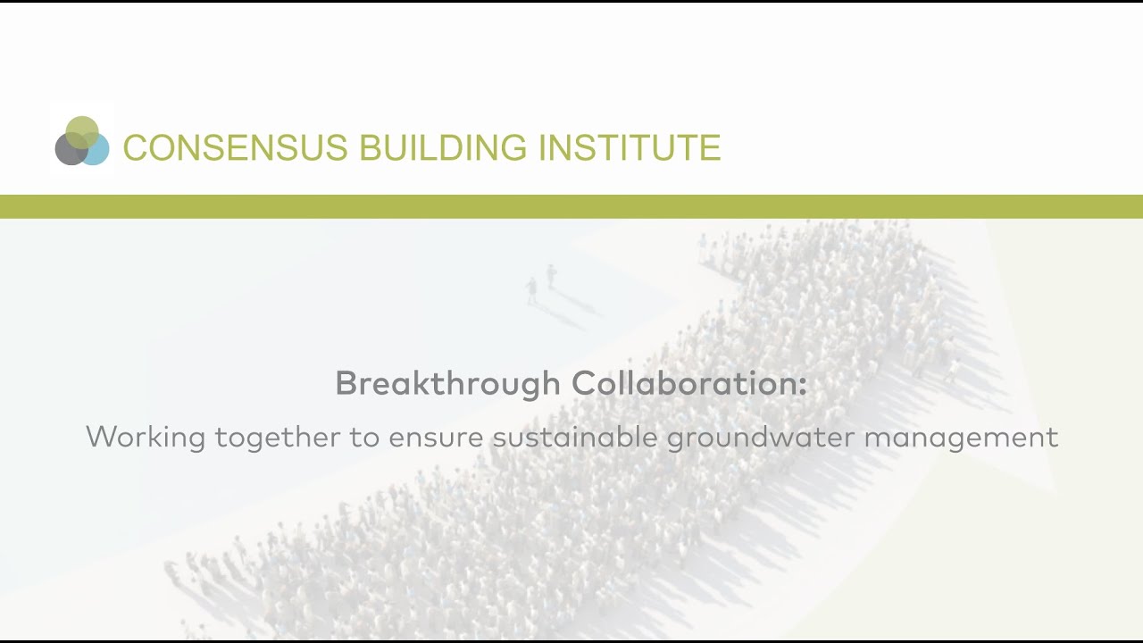 CBI Breakthrough Collaboration: Sustainable Groundwater Management in Salinas Valley