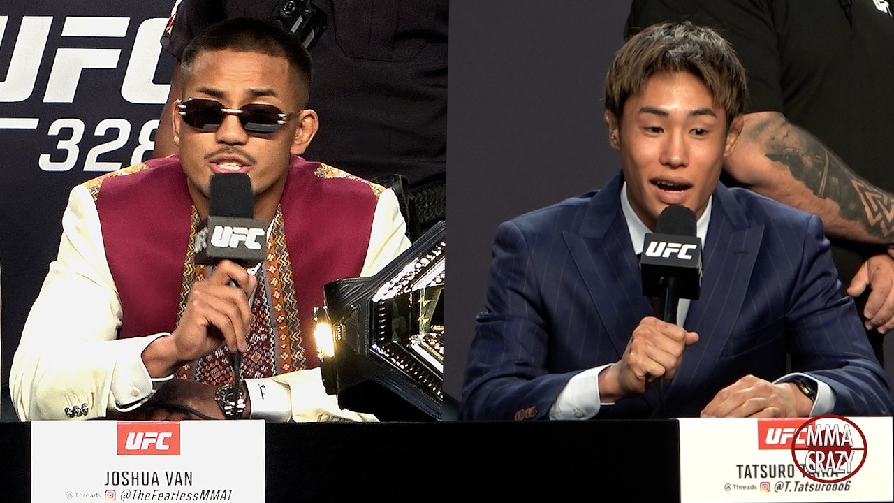 Joshua Van vs. Tatsuro Taira Press Conference Highlights for UFC 328