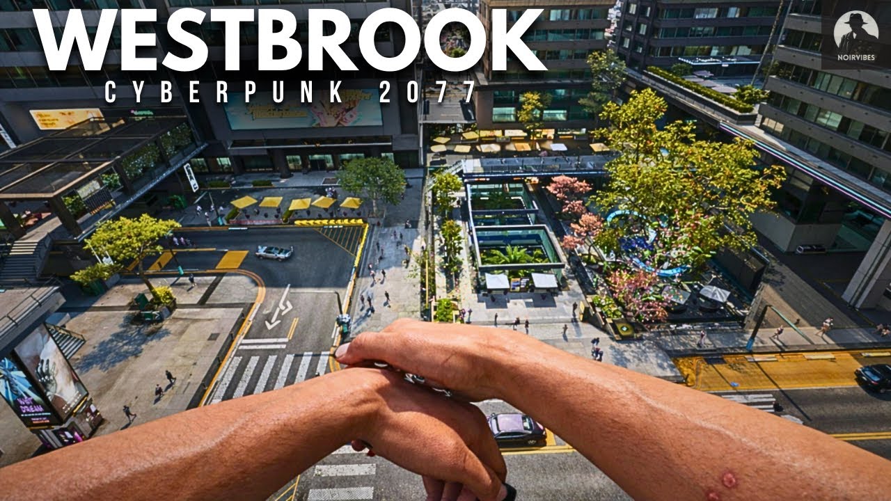 Inside Cyberpunk 2077’s Richest Town (Westbrook) | Immersive Walk