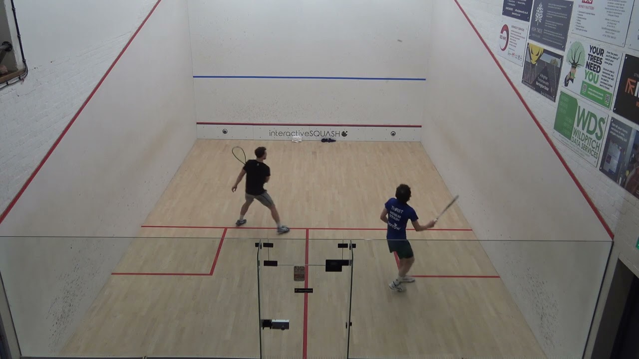 Norfolk Squash Closed Mens A Sam Henden v Rob Thirst game 2