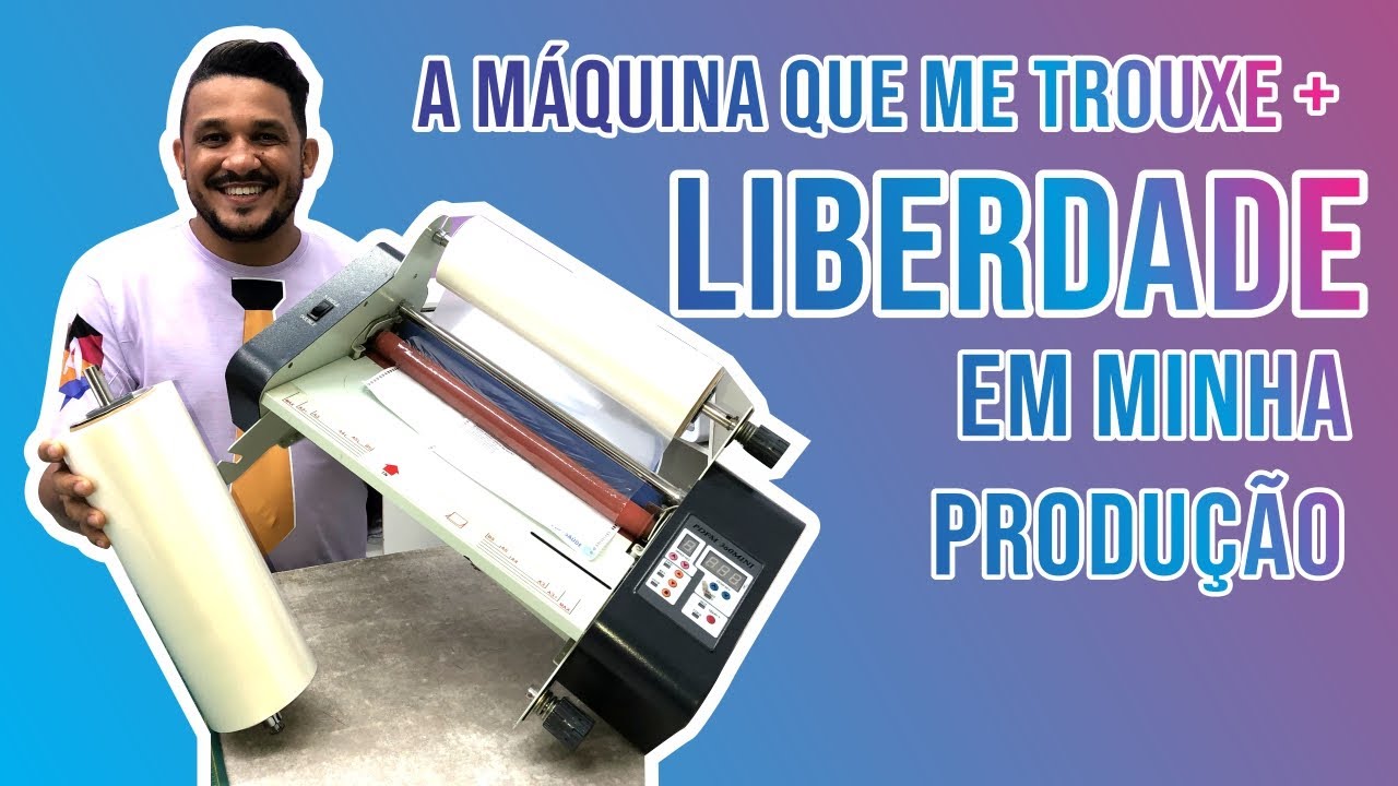 LAMINADORA BOPP, A MAQUINA QUE NOS DEU LIBERDADE EM NOSSA PRODUÇÃO.