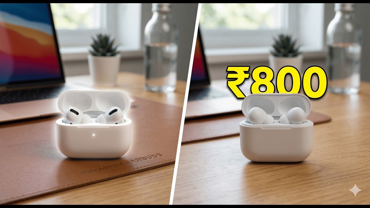 ₹800 AirPods? 😱 Real or Fake? Unboxing & First Look!