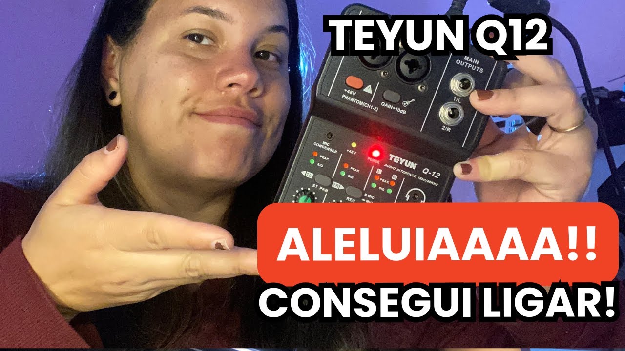 Teyun Q12 - Aleluiaaa consegui ligar! #audioevolutionmobile #audioevolution #aevo #tecladistas 