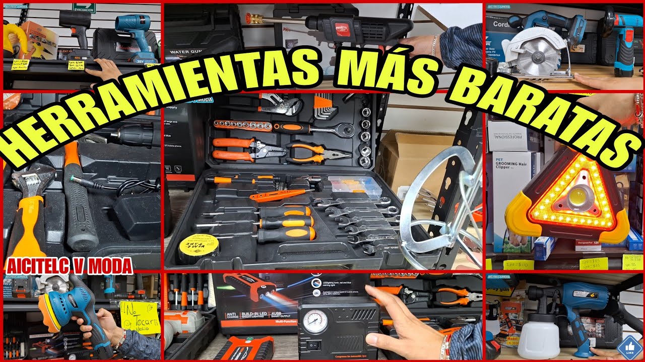 HERRAMIENTAS MÁS BARATAS TALADRO, PISTOLA KARCHER, ROTOMARTILLOS, SIERRAS, MARTILLOS KID HERRAMIENTA