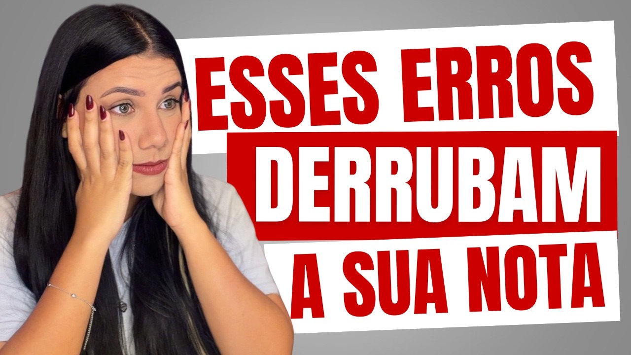 NÃO COMETA ESSES ERROS NA SUA REDAÇÃO DA UERJ!