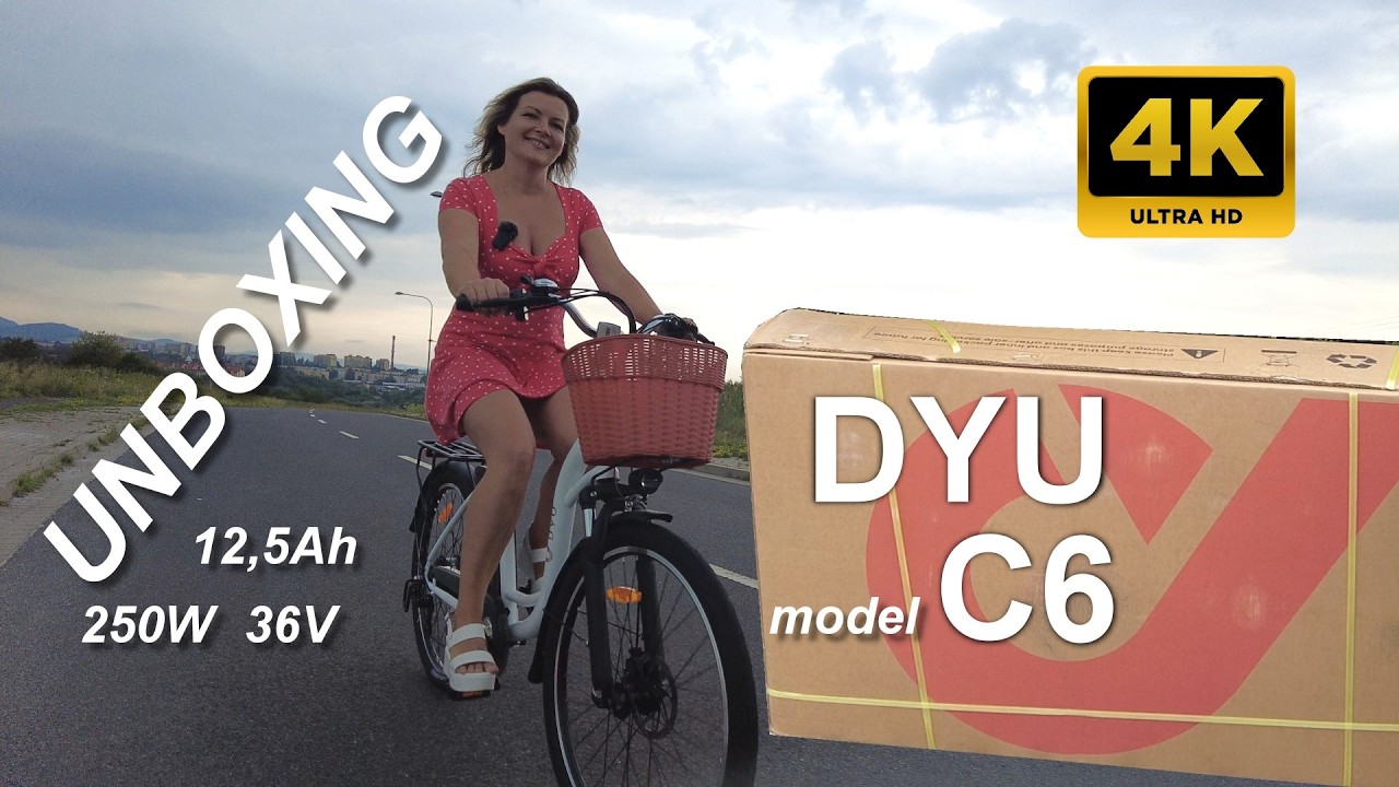 DYU C6 Test / opinia Unboxing / Pierwsze wrażenia rower elektryczny! First impressions!