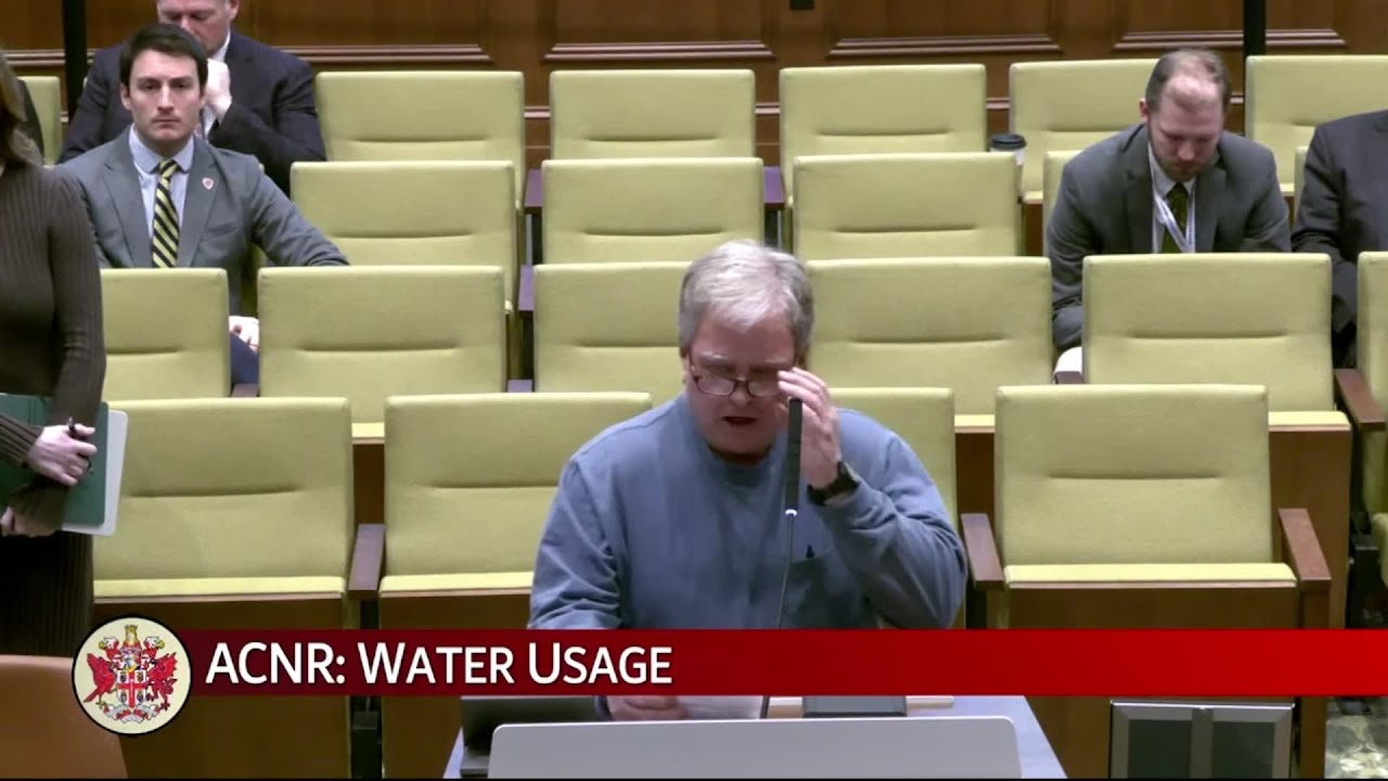 Waterman Mike Lightwood talks to Va. Senate committee about PFAS